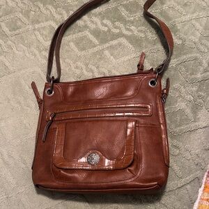 Elegant Brown Shoulder Bag